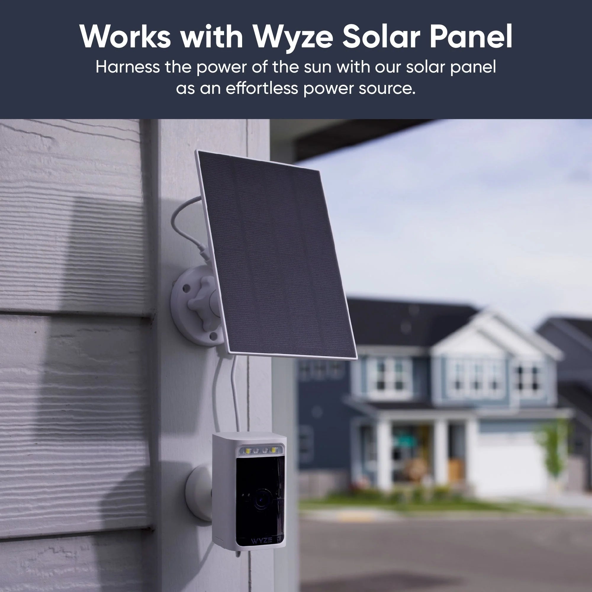 Wyze Battery Cam Pro + Solar Panel - View 2