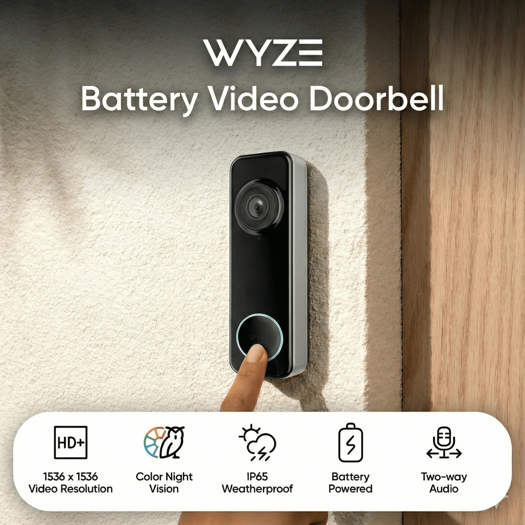 Wyze Battery Video Doorbell - View 2