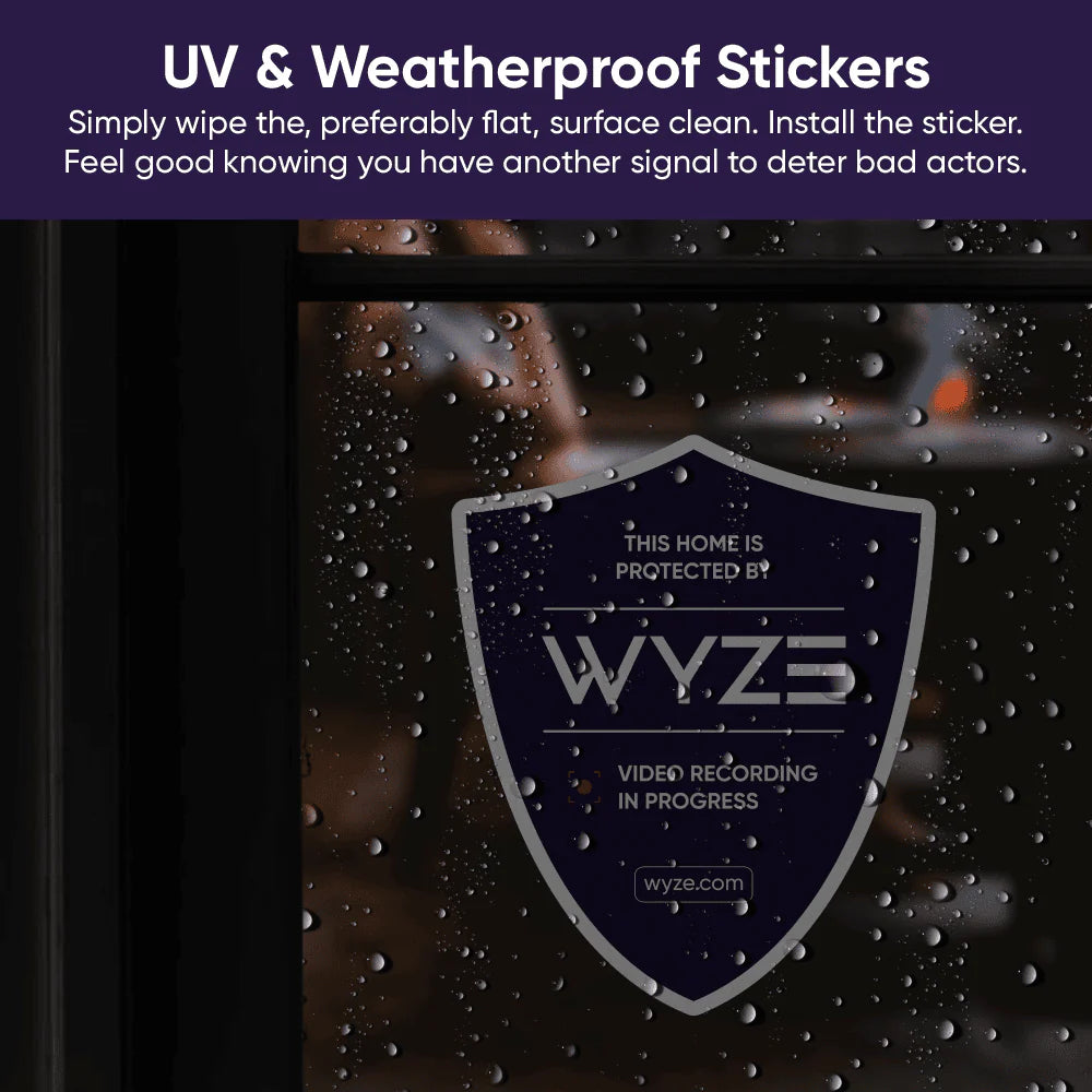 Wyze Security Reflective Sticker - View 3