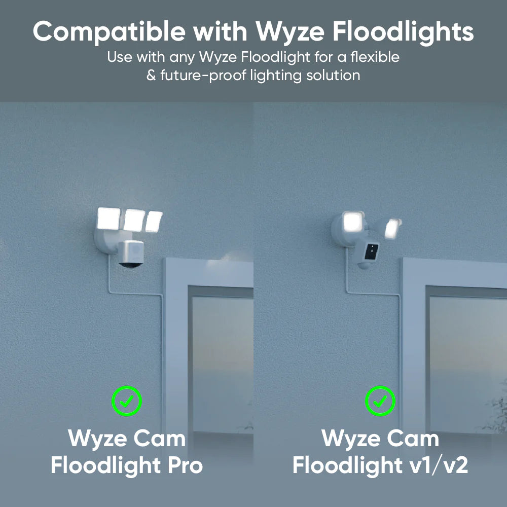 Wyze Cam Floodlight Pro + Plug-In Mount - View 2