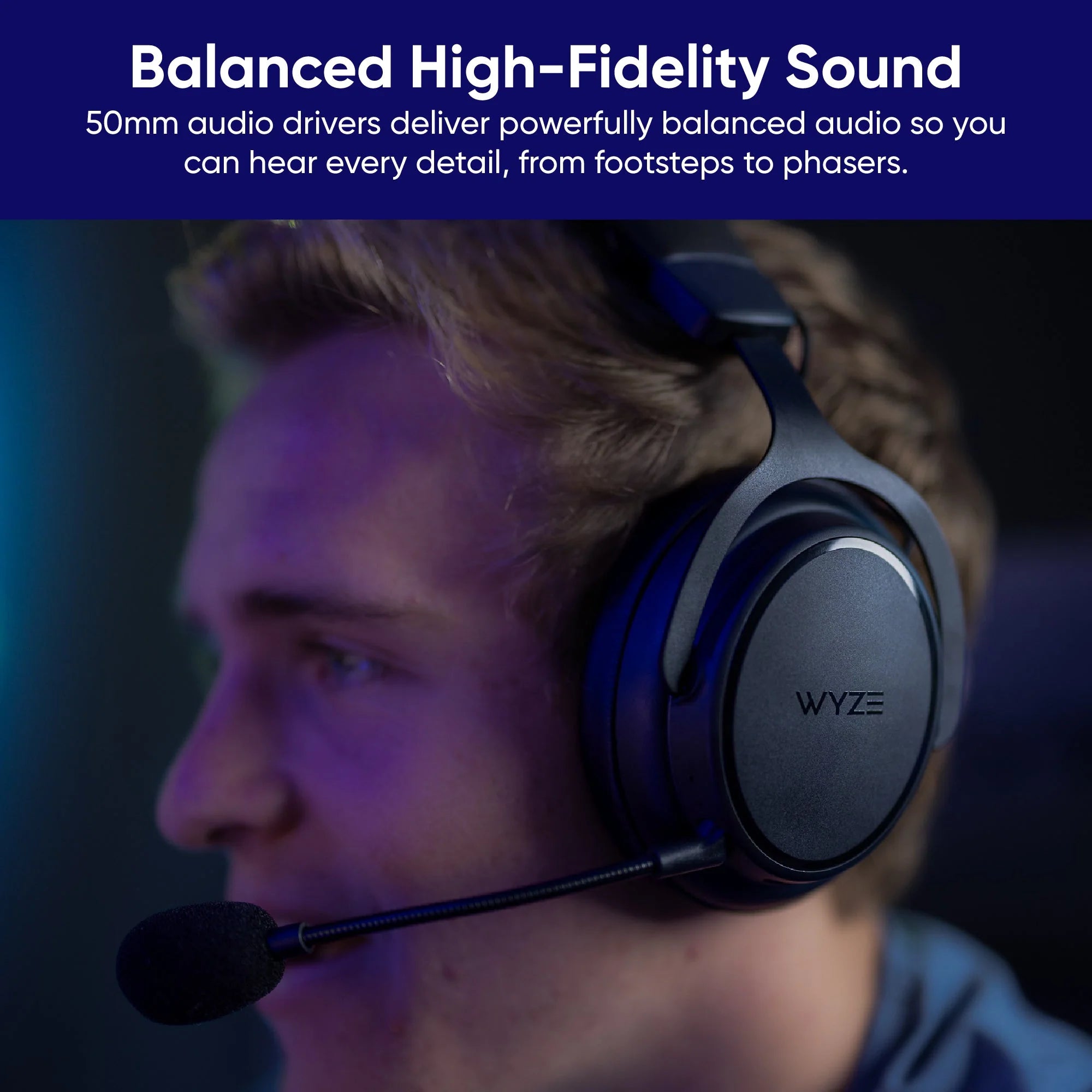 Wyze Wireless Gaming Headset - View 2