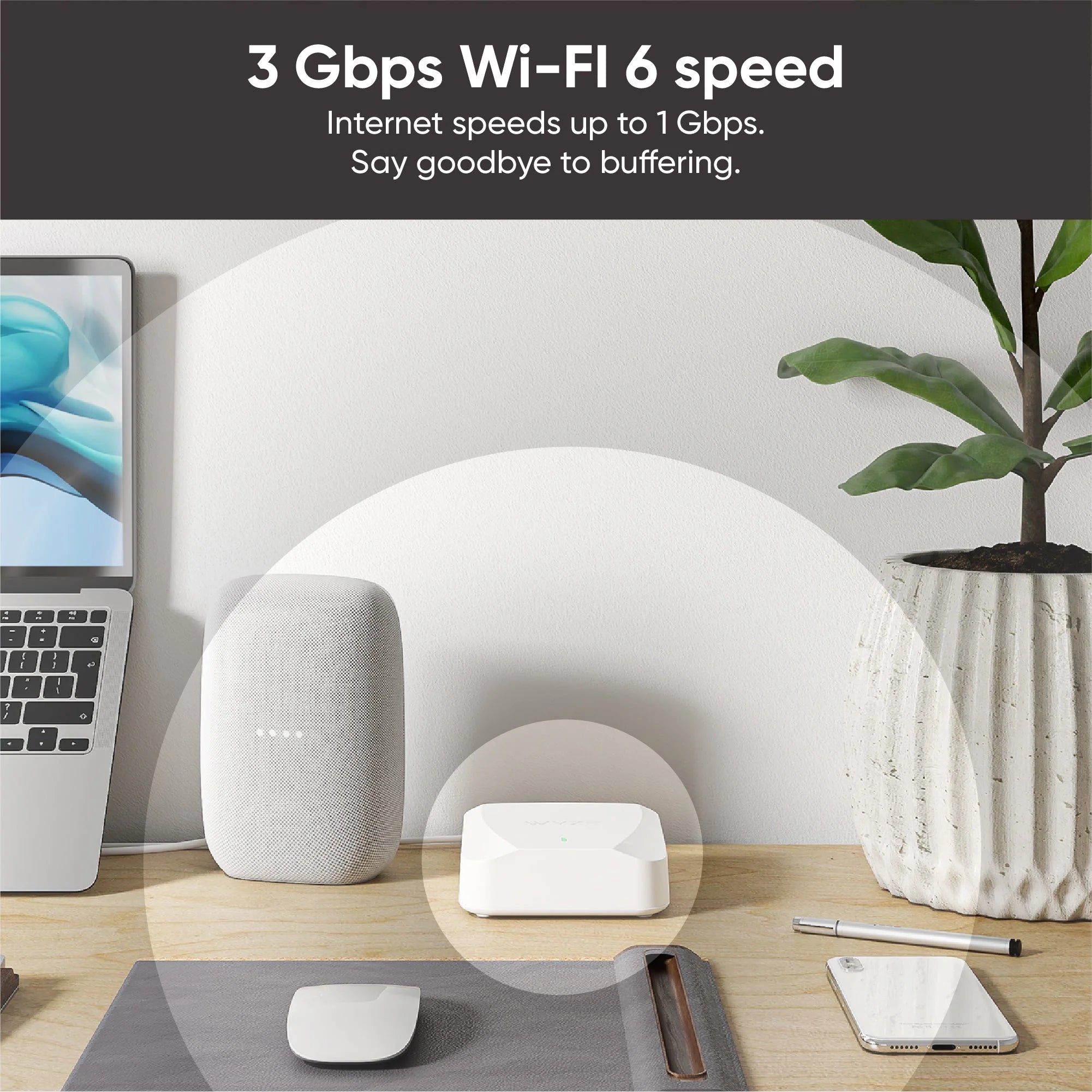 Wyze Wi-Fi 6 Mesh Router - View 4