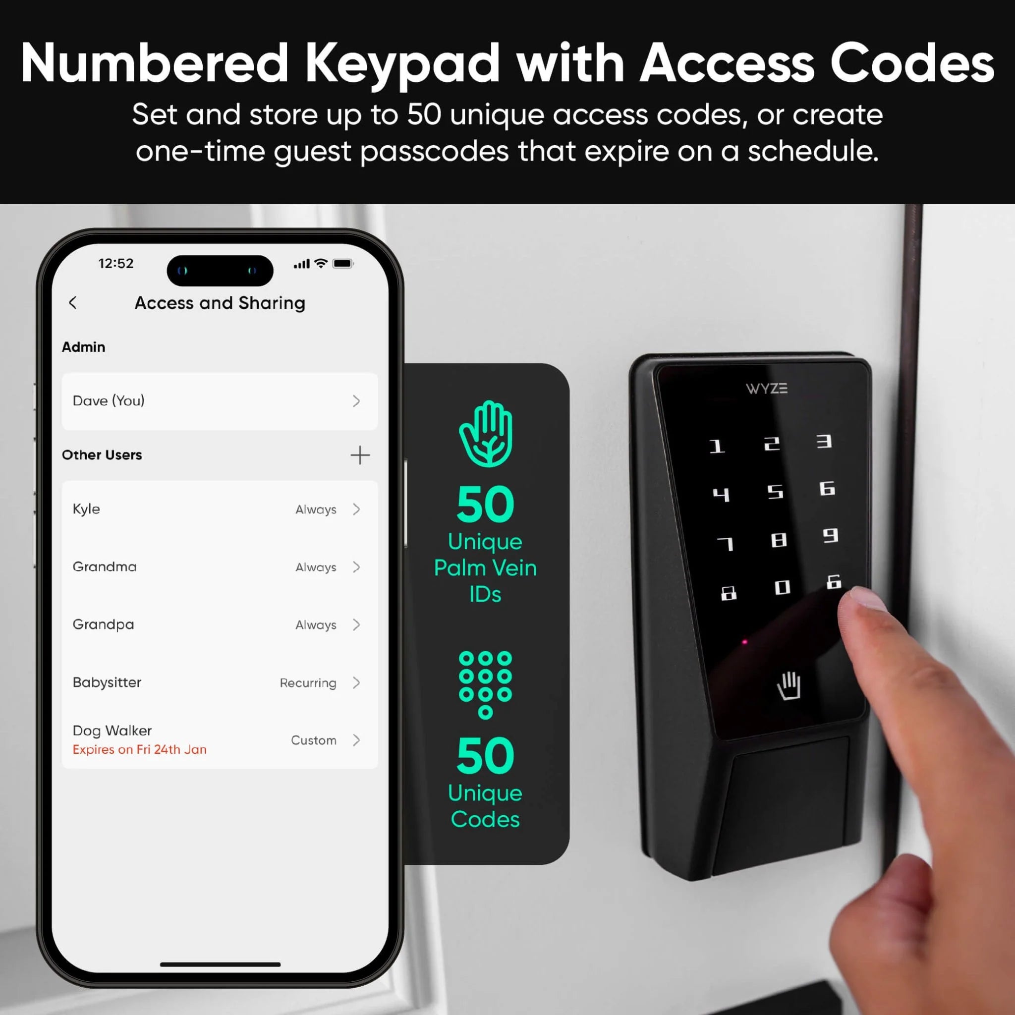 Wyze Palm Lock - View 4